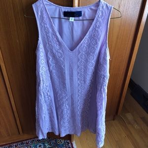 Adorable like new purple lavender lace dress